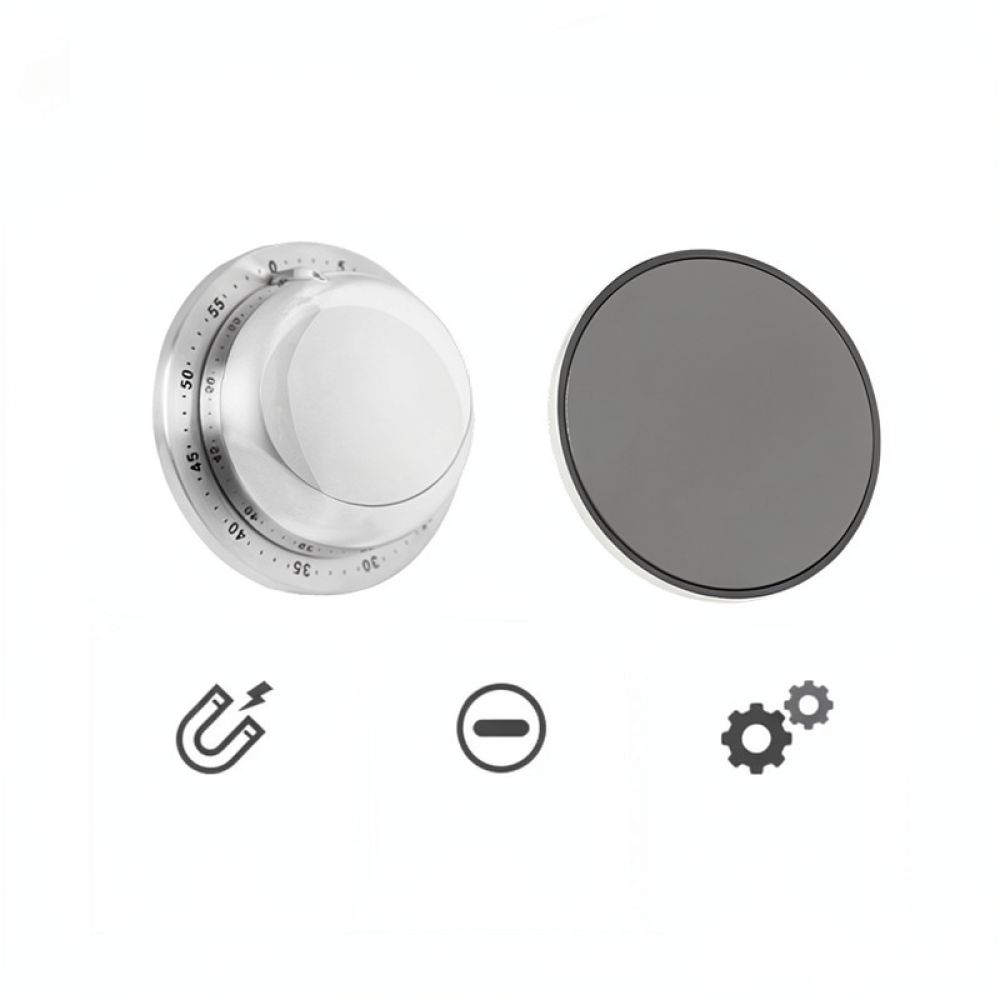 Baking Kitchen Set Up - Stainless Steel Magnetic Kitchen Timer Mechanical