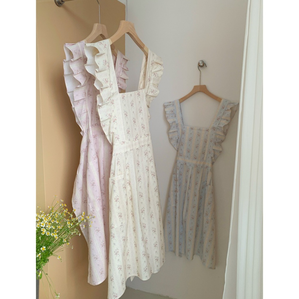Sleeveless Floral Cotton Women - Kitchen Baking Drawing ulasan dan harga