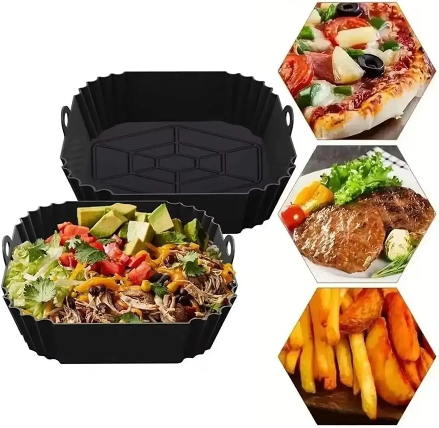 1pcs Reusable Silicone Air Fry - Kitchen Accessories For Baking ulasan dan harga