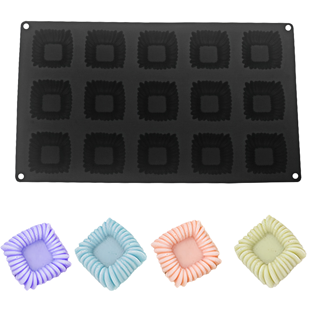 15-Cell Square Coil Texture De - Kitchen Design For Baking ulasan dan harga