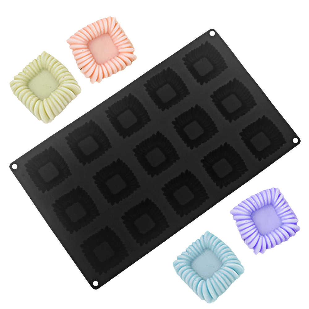 15-Cell Square Coil Texture De - Kitchen Design For Baking ulasan dan harga