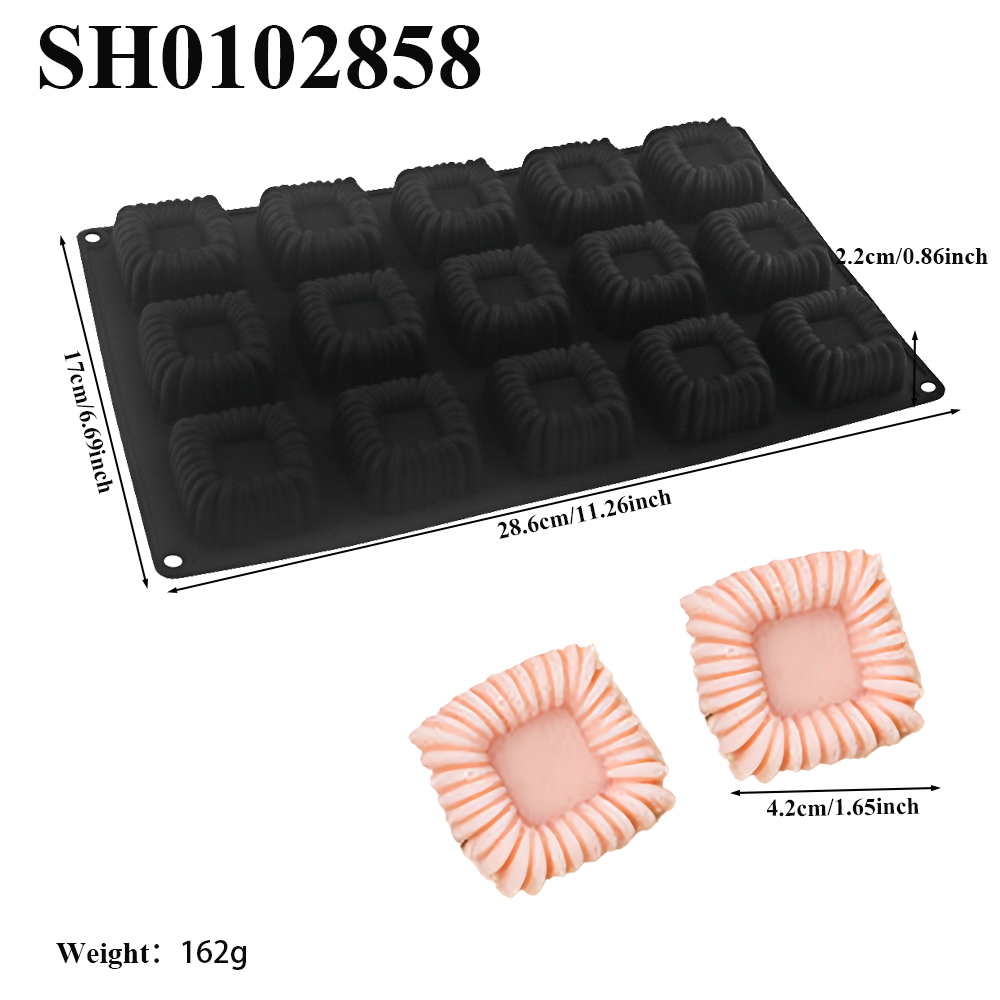 15-Cell Square Coil Texture De - Kitchen Design For Baking ulasan dan harga
