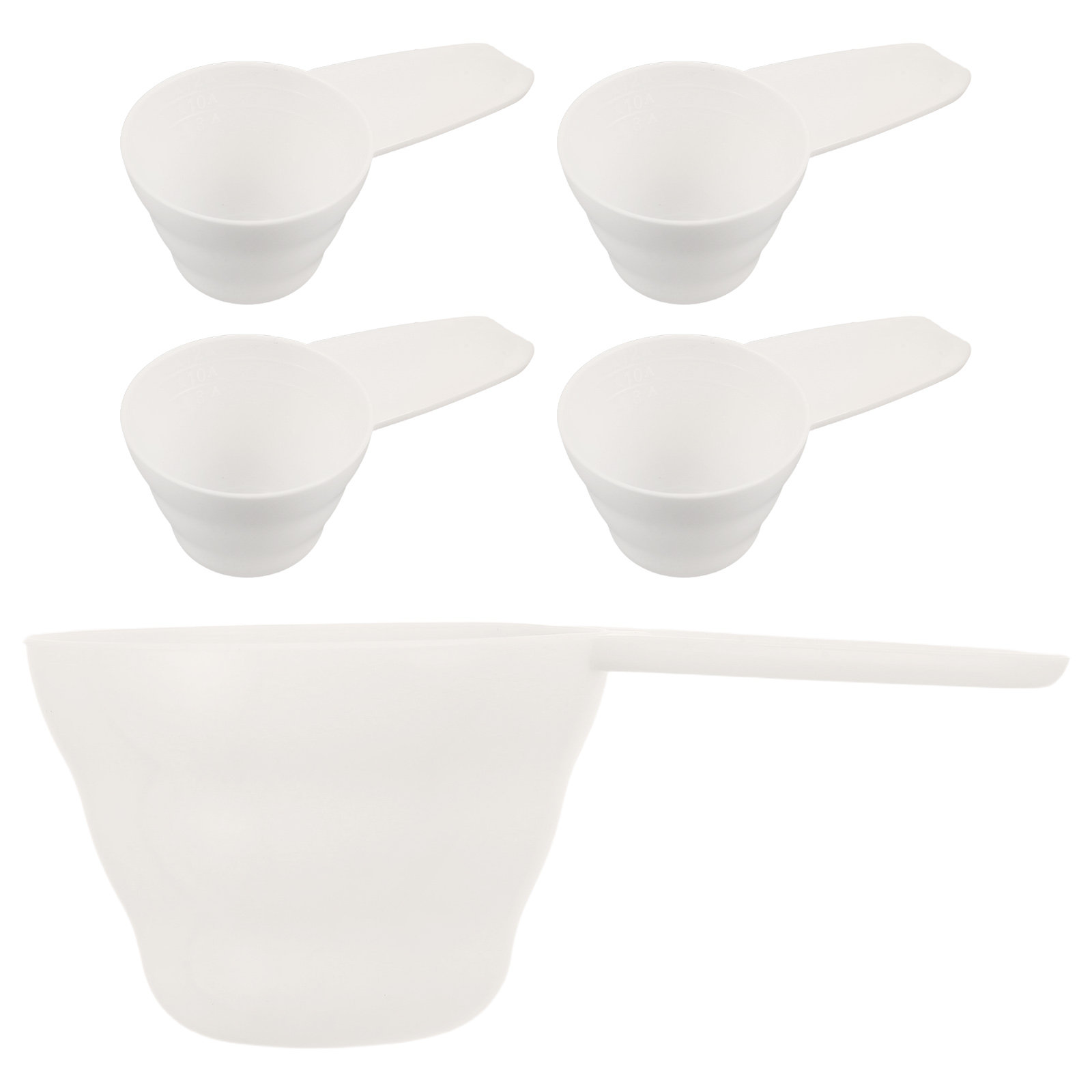 5Pcs Plastic Measuring Spoons  - Baking (Kitchen Ingredient) ulasan dan harga