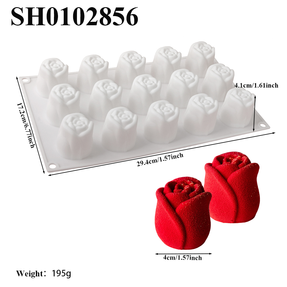 Valentine's Day 15-Cell Rose B - Kitchen Design For Baking ulasan dan harga