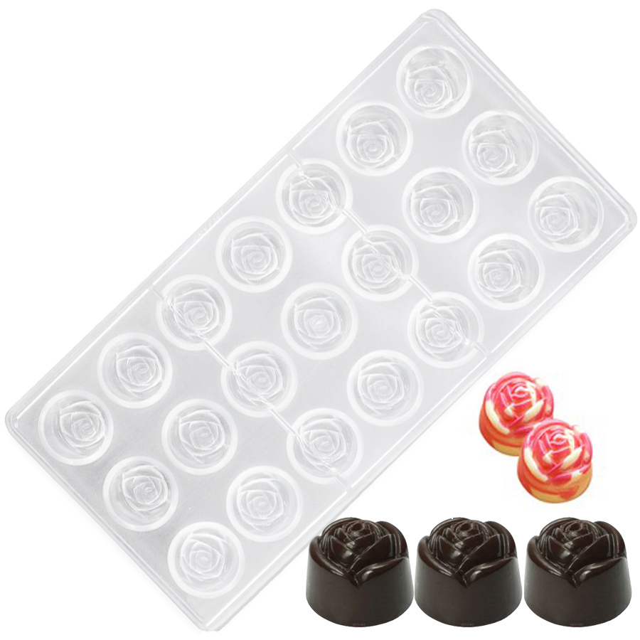 21-Hole Rose Style Transparent - Kitchen Accessories For Baking ulasan dan harga