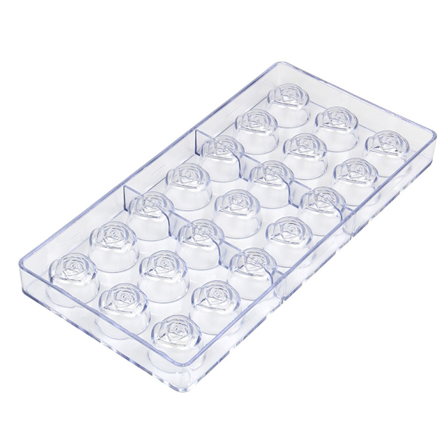 21-Hole Rose Style Transparent - Kitchen Accessories For Baking ulasan dan harga