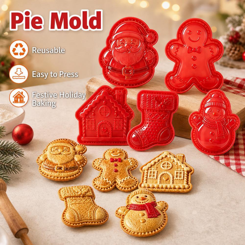 Christmas Themed Mini Pie Mold - Mini Kitchen Baking ulasan dan harga