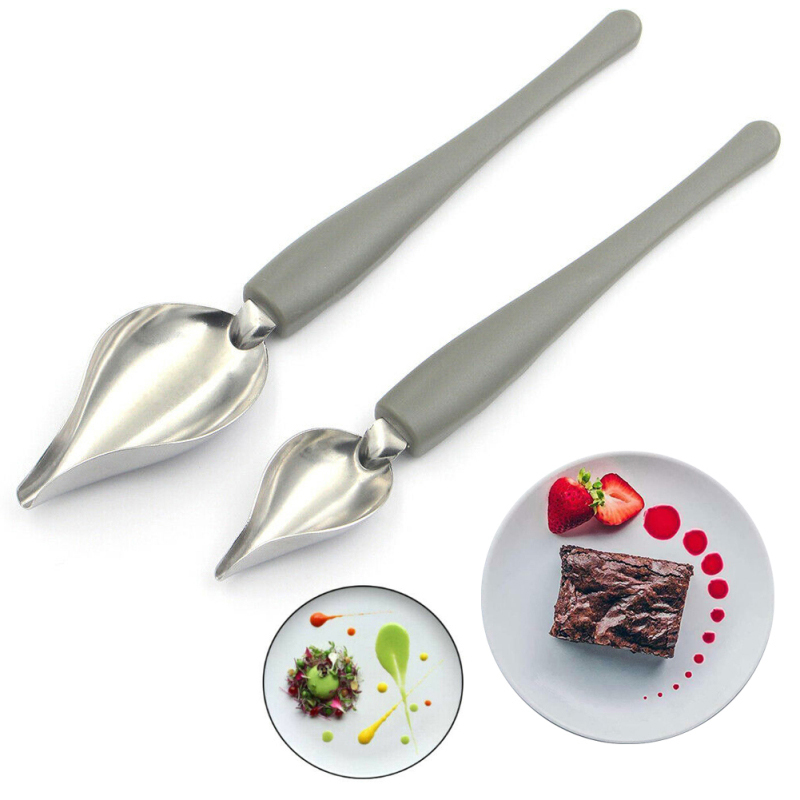 2Pcs Culinary Drawing Spoons C - Kitchen Baking Drawing ulasan dan harga