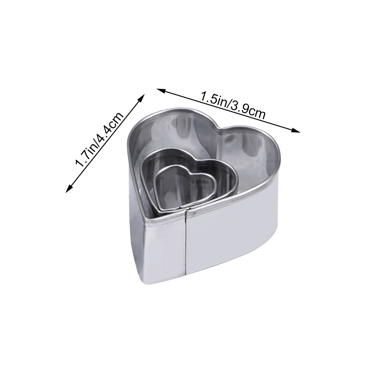Stainless Steel Cookie Cutters - Mini Kitchen Baking ulasan dan harga