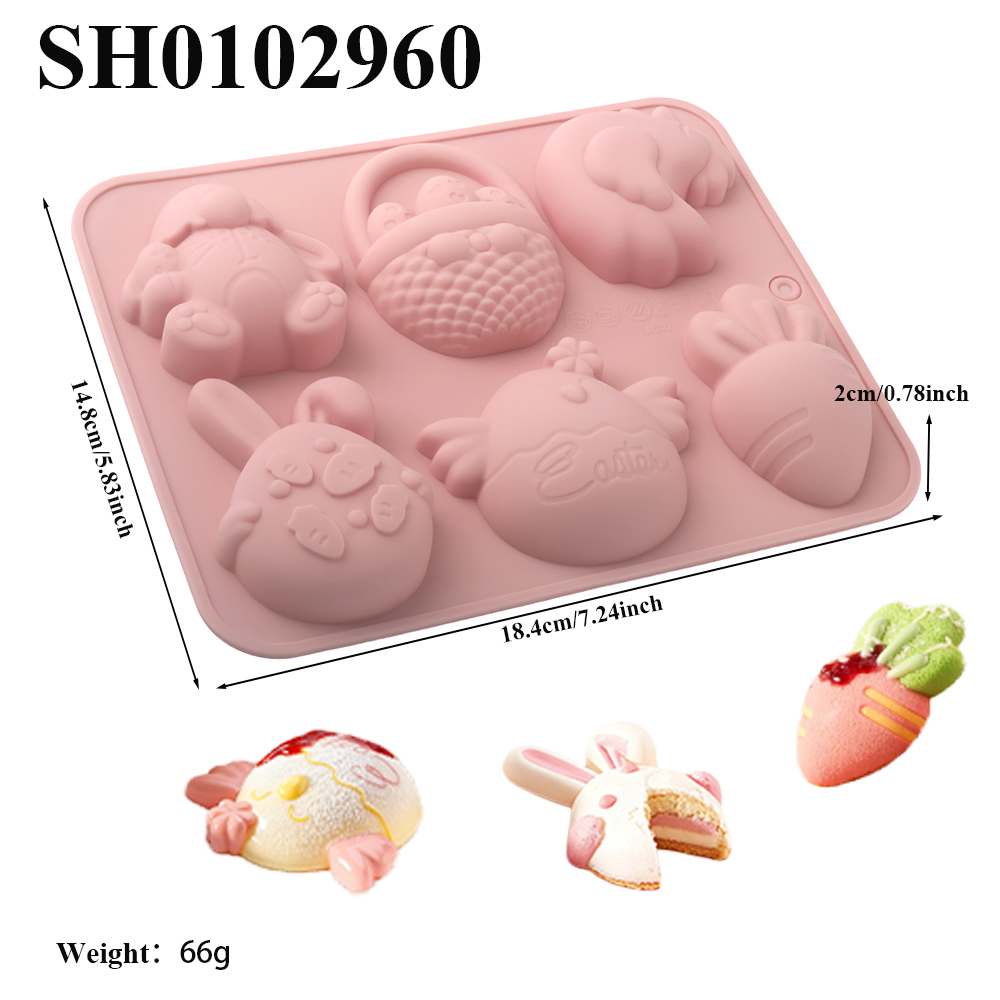 Easter Silicone Cake Mold 6-Ce - Kitchen Design For Baking ulasan dan harga