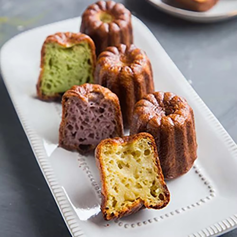 18-Cavity Mini Silicone Canele - Mini Kitchen Baking ulasan dan harga