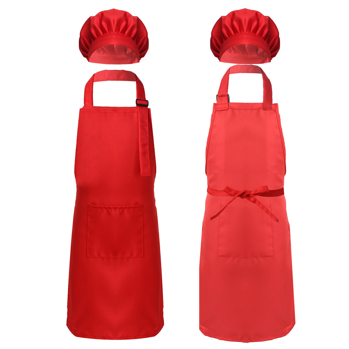 Adjustable Chef Apron And Hat  - Baking Kitchen Set Up ulasan dan harga