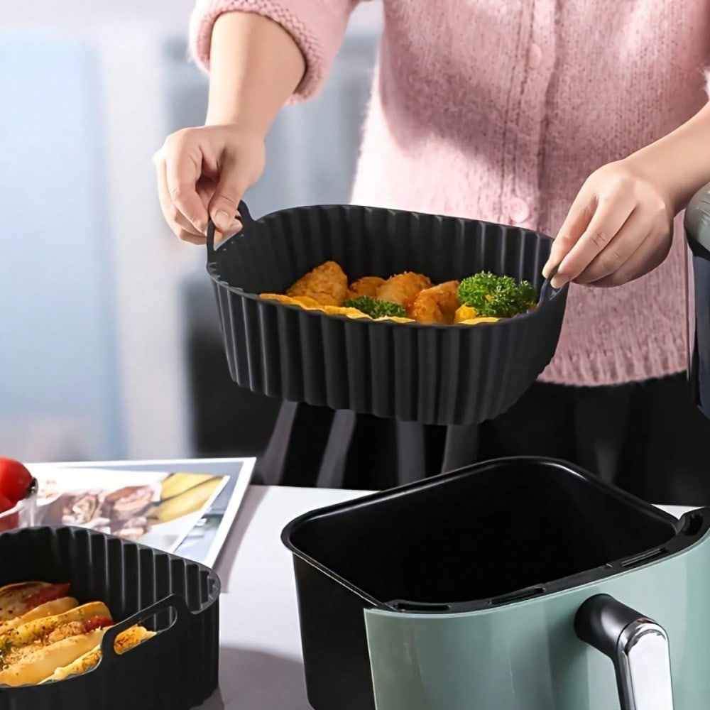 1pc Reusable Silicone Air Frye - Kitchen Accessories For Baking ulasan dan harga