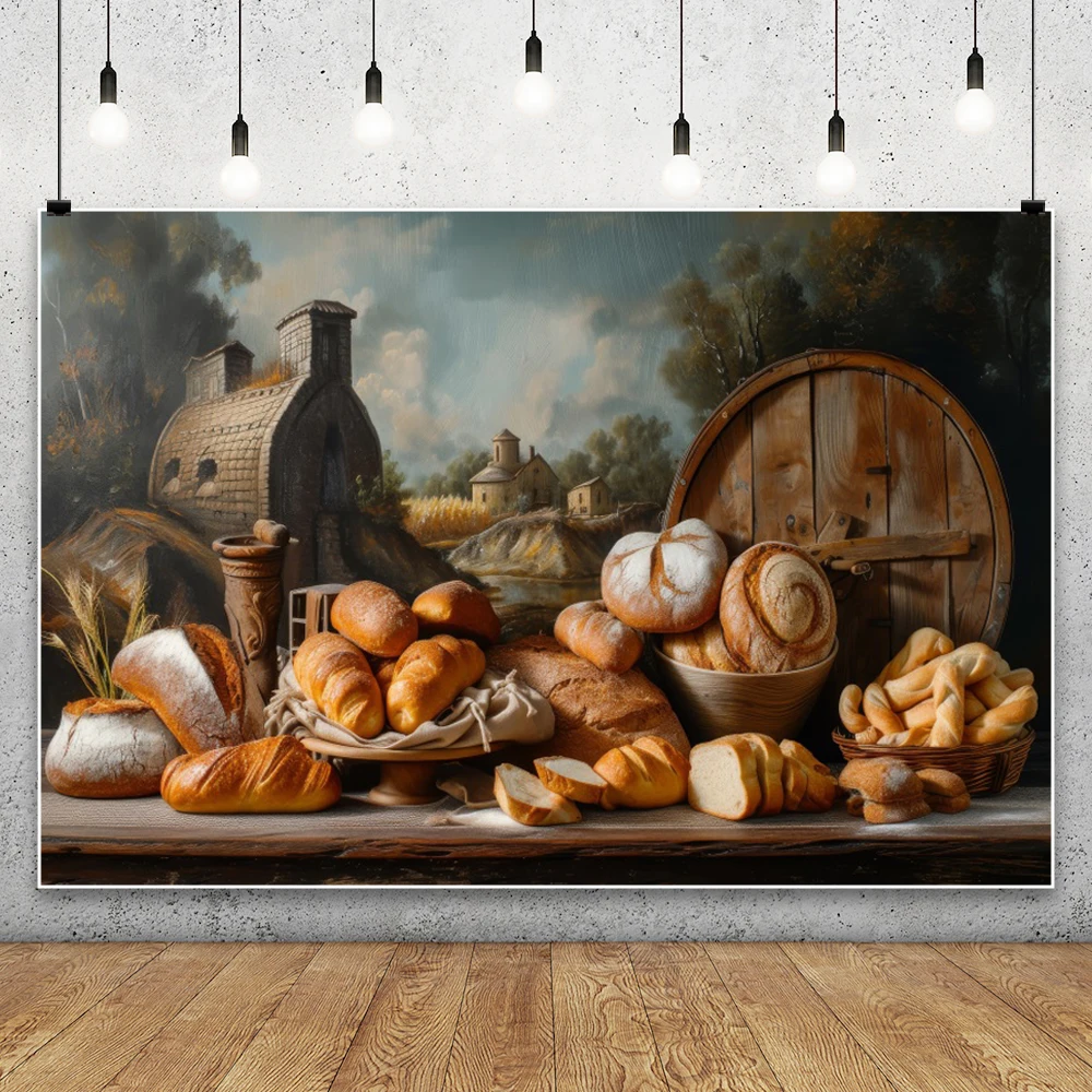 Wooden Planks Backdrop Baking  - Kitchen Baking Background ulasan dan harga