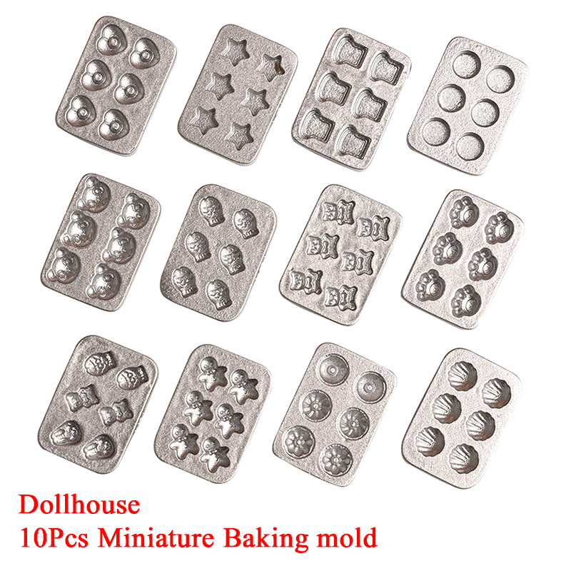 10pcs Doll House Miniature Min - Mini Kitchen Baking ulasan dan harga