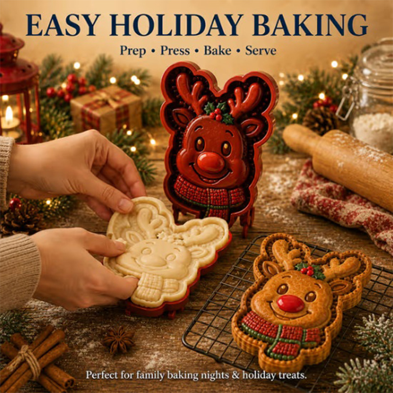 Christmas Themed Mini Pie Mold - Mini Kitchen Baking ulasan dan harga