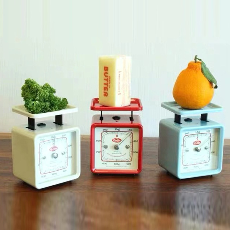 Vintage Metal Mini Kitchen Sca - Baking (Kitchen Ingredient) ulasan dan harga