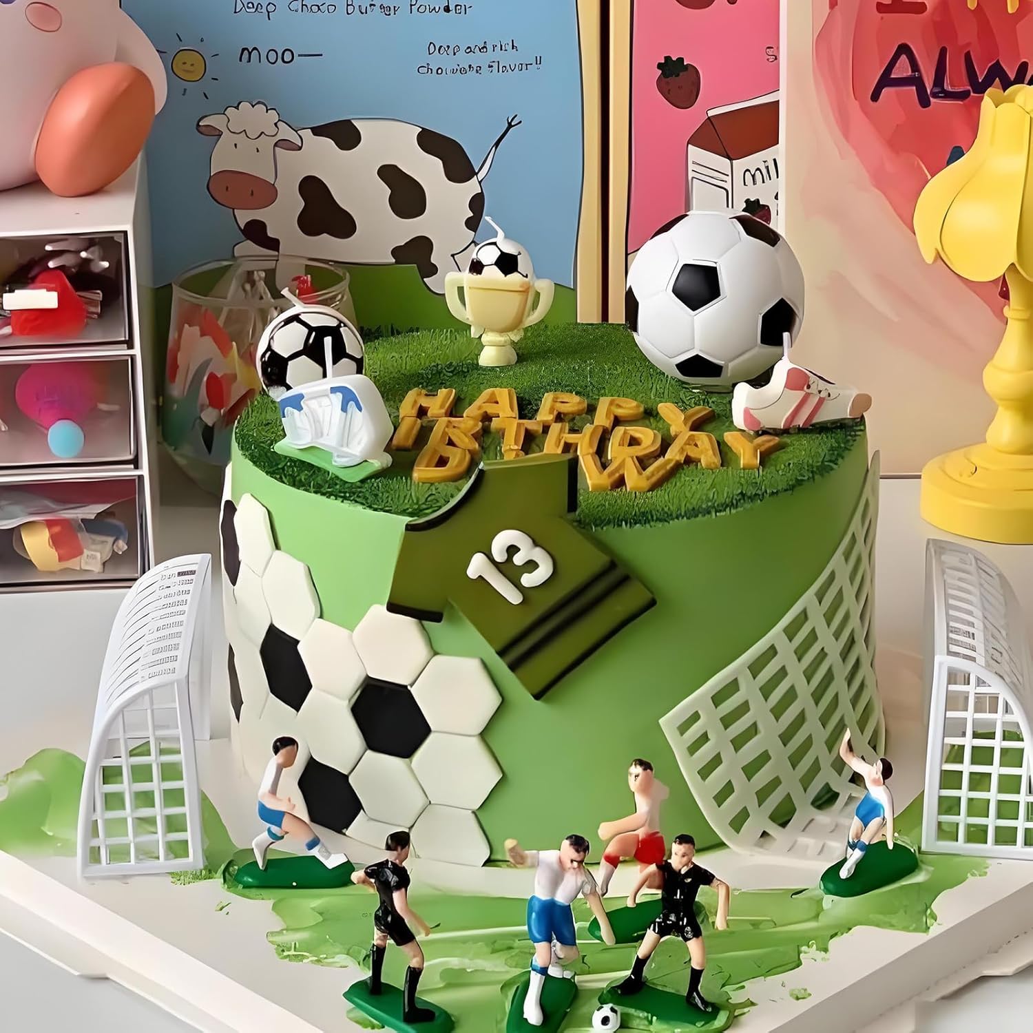 4PCS Football Themed Cookie Cu - Kitchen Accessories For Baking ulasan dan harga