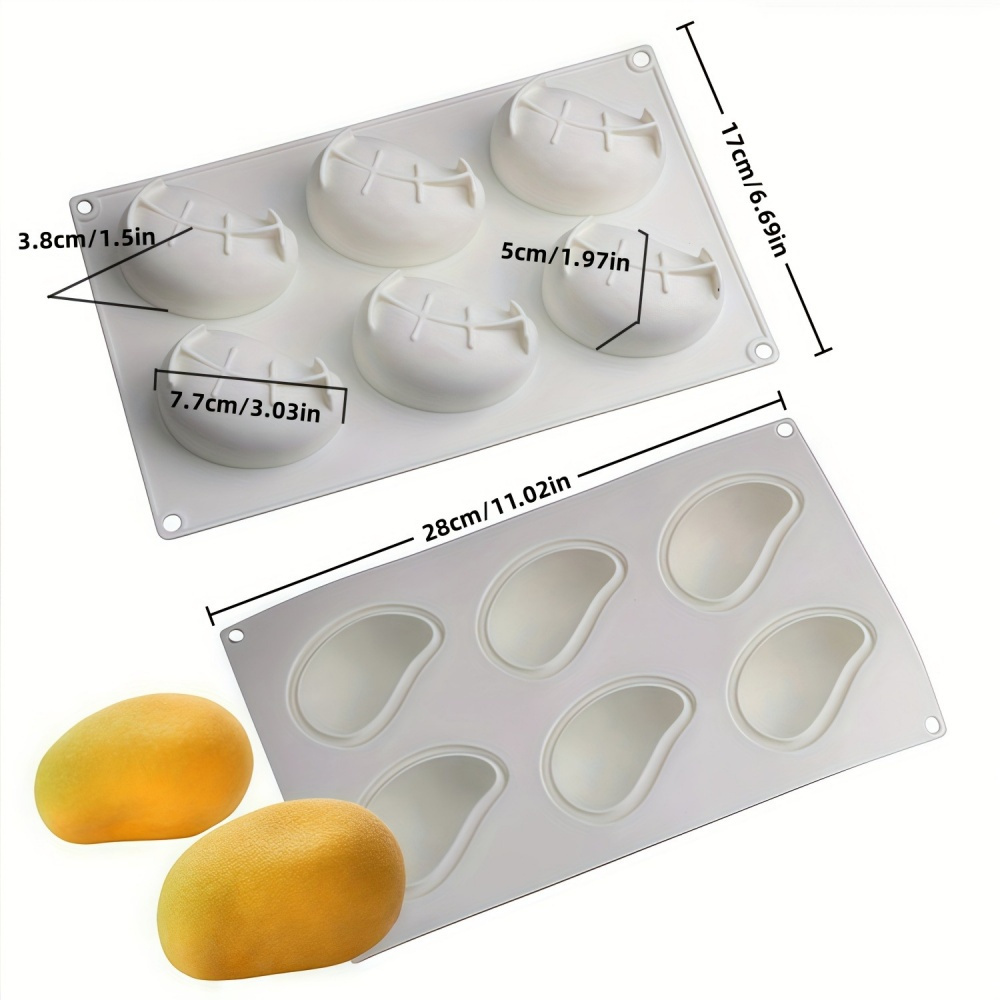 3D Mango Design Silicone Cake  - Kitchen Design For Baking ulasan dan harga