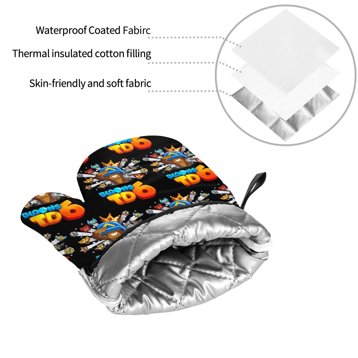 Bloons Td 6 For Kids Oven Mitt - Kitchen Kids Baking Set ulasan dan harga