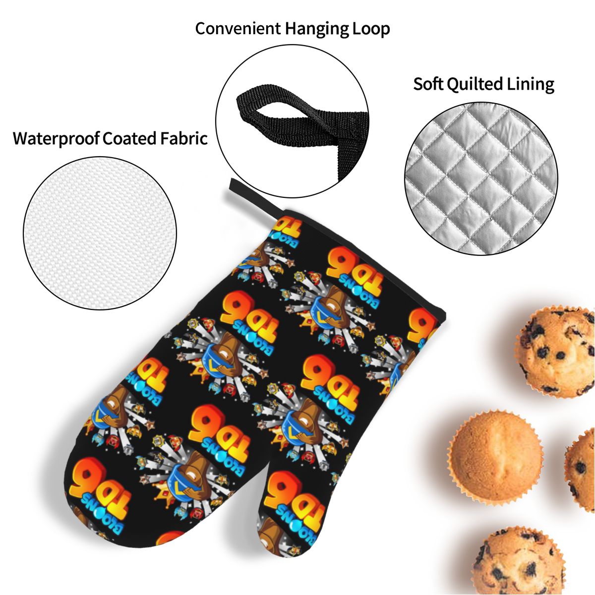 Bloons Td 6 For Kids Oven Mitt - Kitchen Kids Baking Set ulasan dan harga